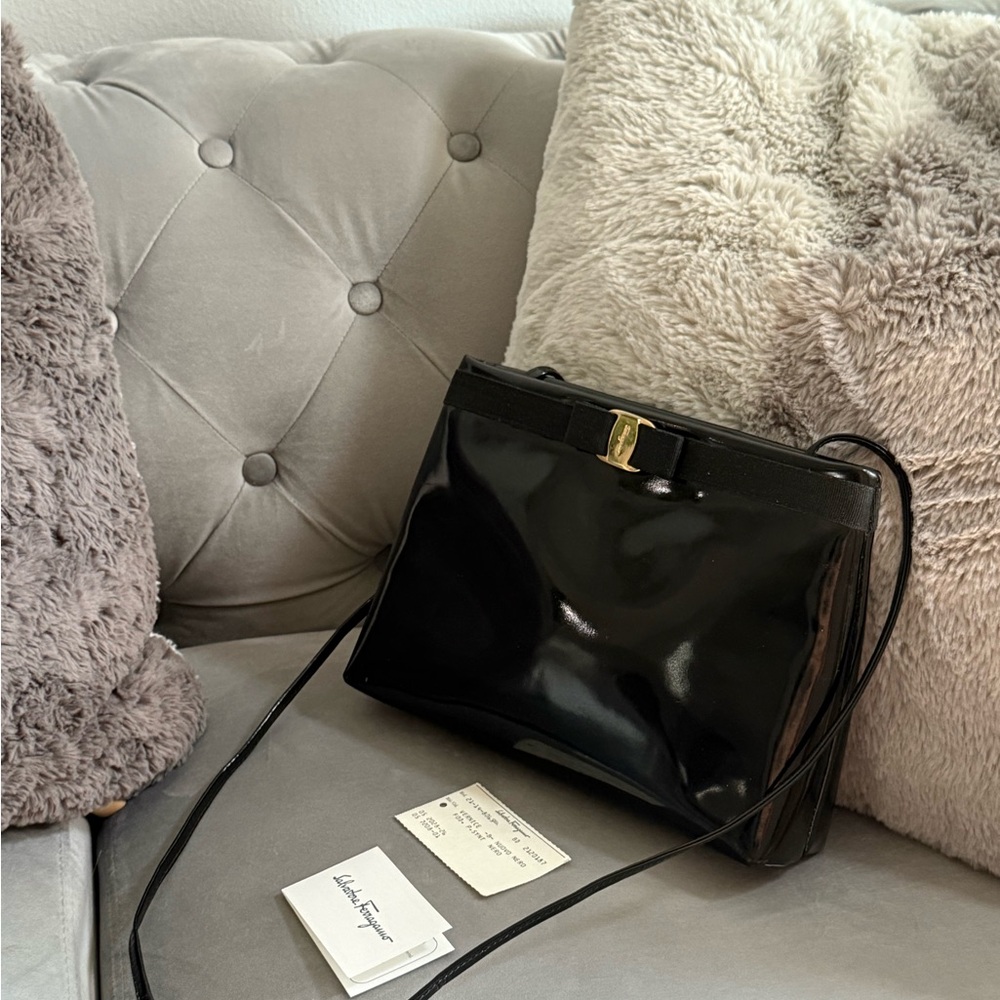 Salvatore Ferragamo Black Handbag